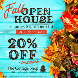  Fall Open House - Saturday Sept. 23rd