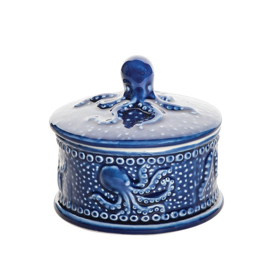 Blue Octopus Canister - Small
