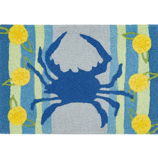 Lemons & Blue Crab Rug