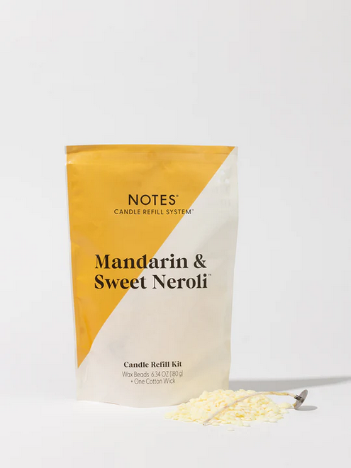 NOTES Mandarin & Sweet Neroli - Candle Refill Kit