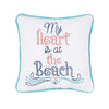Heart At The Beach Pillow
