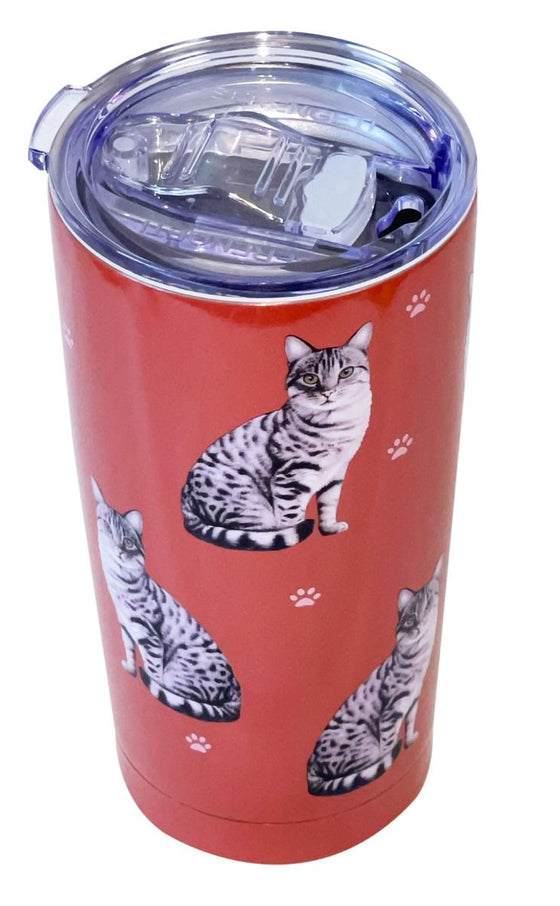 Silver Tabby SERENGETI Ultimate Tumbler - Stainless Steel
