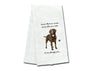Labrador Kitchen Towel - Chocolate
