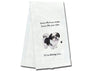 Shih Tzu Puppy Cut Kitchen Towel - Black and White