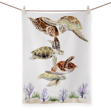  Turtle Family Tea Towel