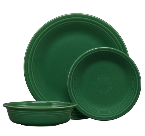 Fiesta 3pc Classic Place Setting - Jade