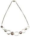Black Shell Circle Necklace