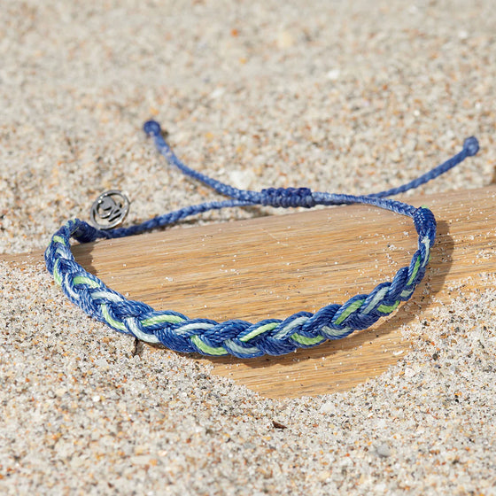 Bali Boarder Bracelet - Blue/Green