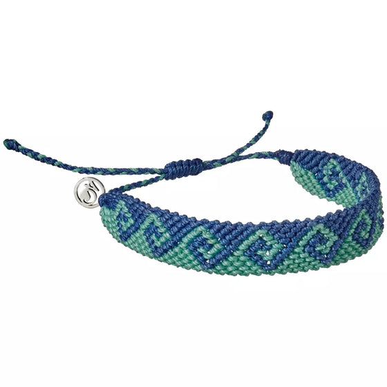 Bali Wave Bracelet - Blue/Earth Green