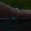 Deep Sea Beaded Bracelet - Abyssal Blue/Glow