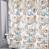 Shell Collage Shower Curtain