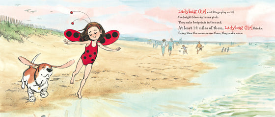 Illustration within Ladybug Girl at the Beach