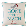 Gone To The Beach Pillow