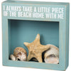Piece Of The Beach Shell Holder - Turquoise