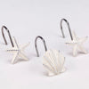 Sequin Shells Shower Curtain Hooks