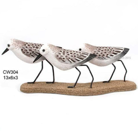 Tabletop Sanderlings (Three)