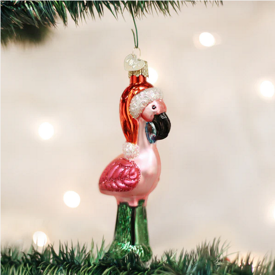 Yard Flamingo Ornament