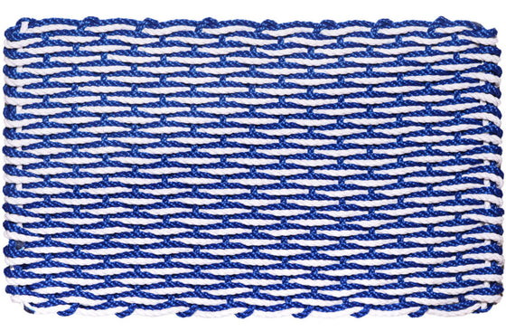 Blue & White Wave Doormat - 20" x 36"