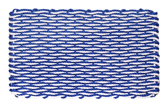 Blue & White Wave Doormat - 20" x 36"