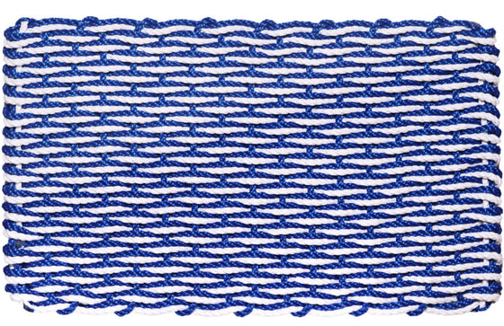 Blue & White Wave Doormat - 18" x 30"
