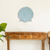 Scallop Shell Aqua Wall Art