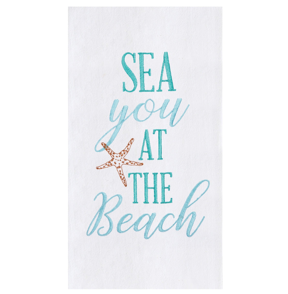 Flour Sack Dish Towel - We Beach People - 27in