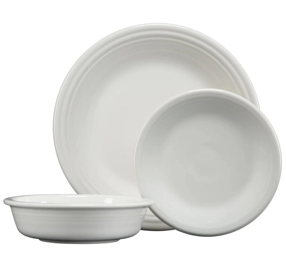 Fiesta 3pc Classic Place Setting - White