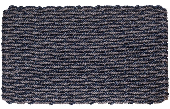Navy & Slate Wave Doormat - 18" x 30"