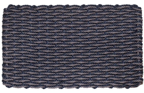 Navy & Slate Wave Doormat - 20" x 36"