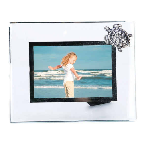 Frame with Pewter Turtle - 4" x 6"