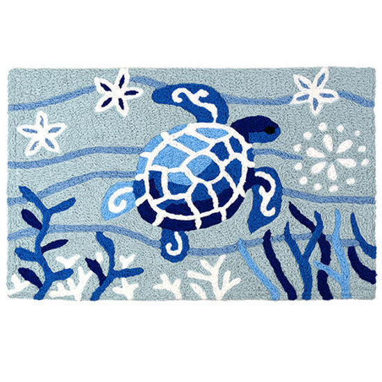 Blue Turtle Rug