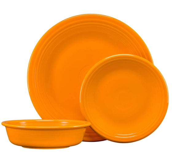Fiesta 3pc Classic Place Setting - Butterscotch