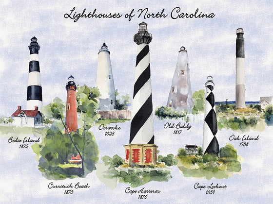 Lighthouses of North Carolina - Jigsaw Puzzle