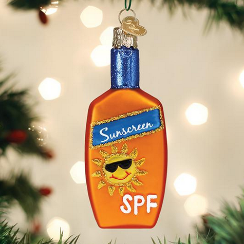 Sunscreen Ornament