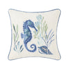 Crescent Bay Pillow - Seahorse