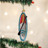 Blue Stand Up Paddle Board Ornament