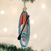 Blue Stand Up Paddle Board Ornament