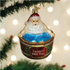 Santa's Hot Tub Ornament