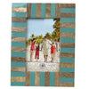 Wood and Turquoise Resin Frame - 4" x 6"