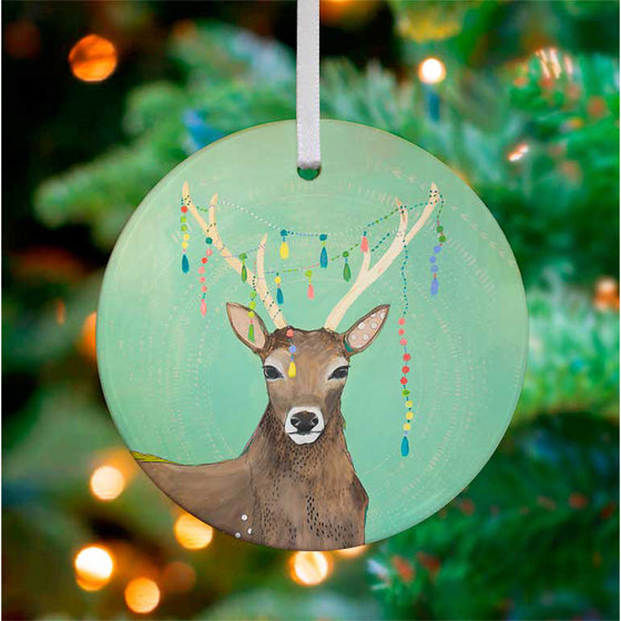 Decorated Stag Ornament
