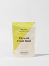 NOTES Citrus & Fresh Basil - Candle Refill Kit