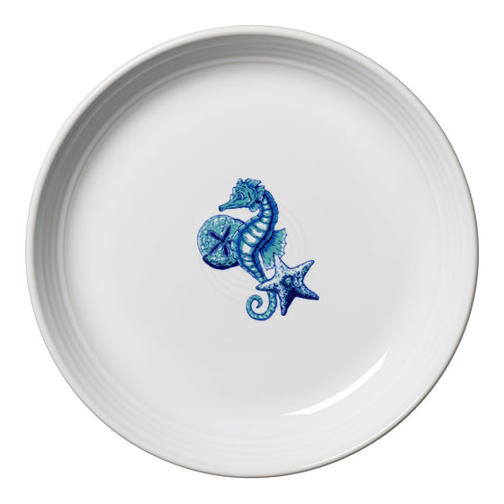 Fiesta Coastal Seahorse Luncheon Bowl Plate
