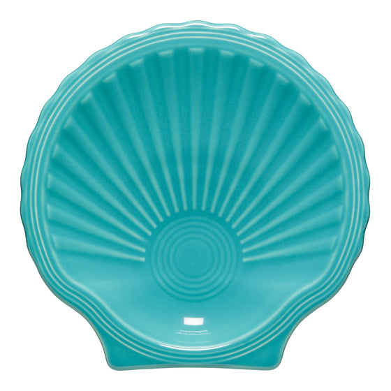 Fiesta Shell Plate - Turquoise