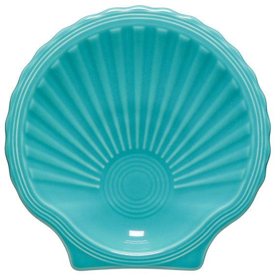 Fiesta Shell Plate - Turquoise