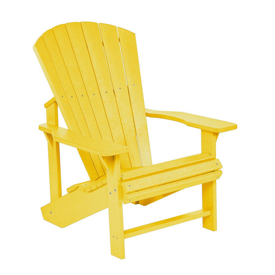 Classic Adirondack Chair - Yellow