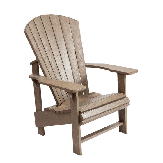 Upright Adirondack Chair - Beige