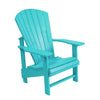 Upright Adirondack Chair - Turquoise