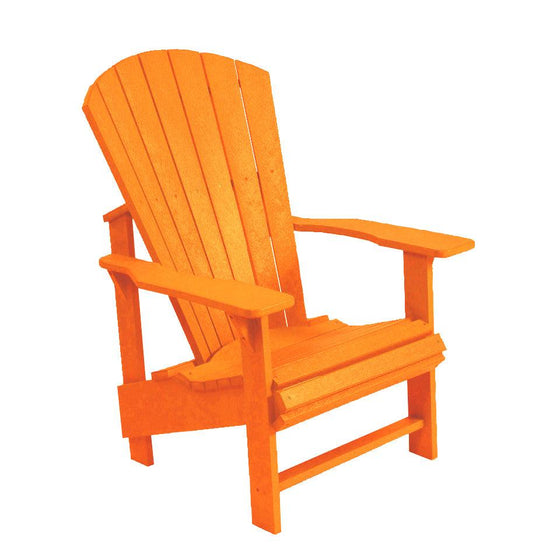 Upright Adirondack Chair - Orange