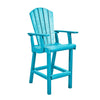 Classic Pub Arm Chair - Turquoise