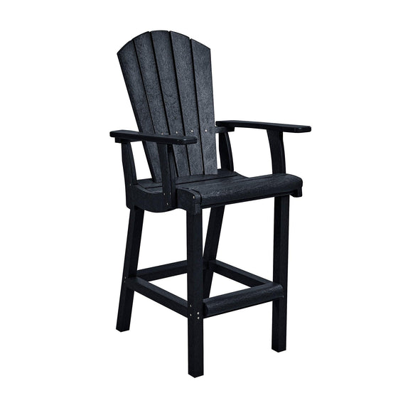 Classic Pub Arm Chair - Black